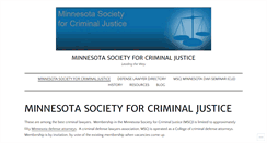 Desktop Screenshot of mncrimlawblog.mscj.org