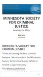 Mobile Screenshot of mncrimlawblog.mscj.org